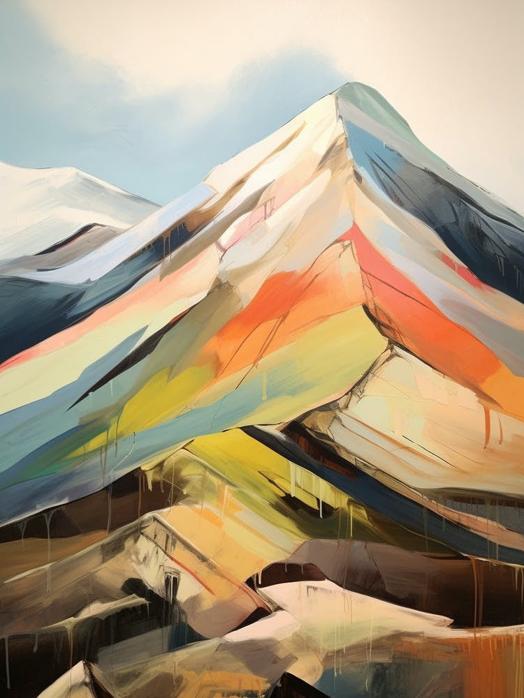 Aonach Mor Scotland Mountain Painting