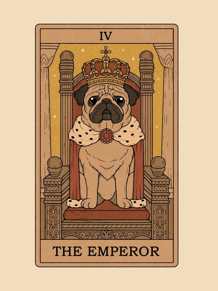 The Emperor - Pugs Tarot