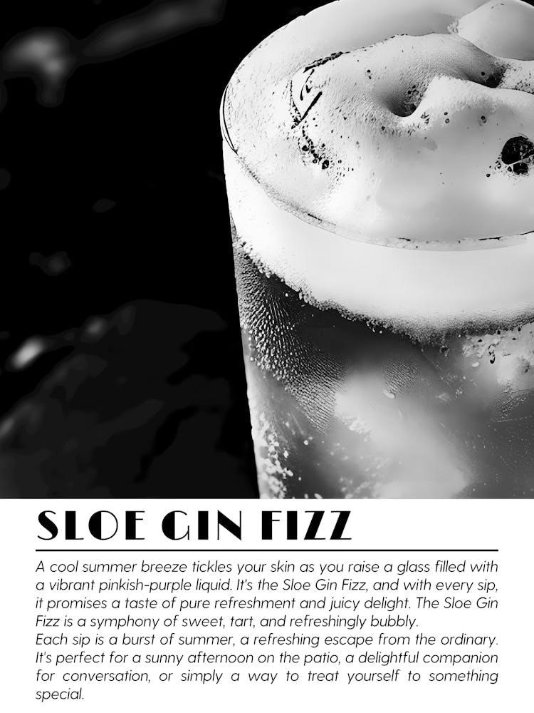 Sloe Gin Fizz