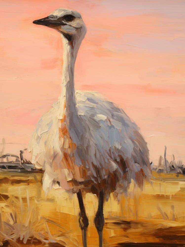 Bird Painting Ostrich 3