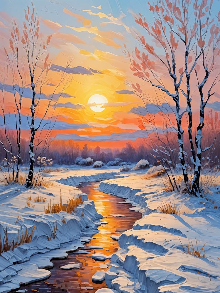 Winter Sunset no1 1