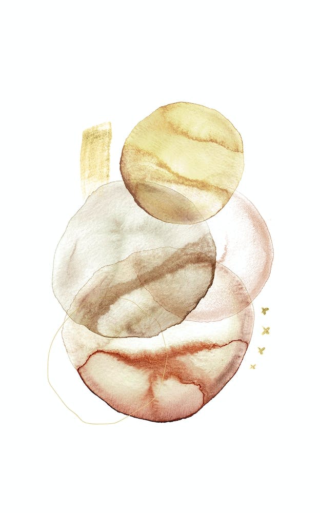 Turns In Brown Beige And Gold