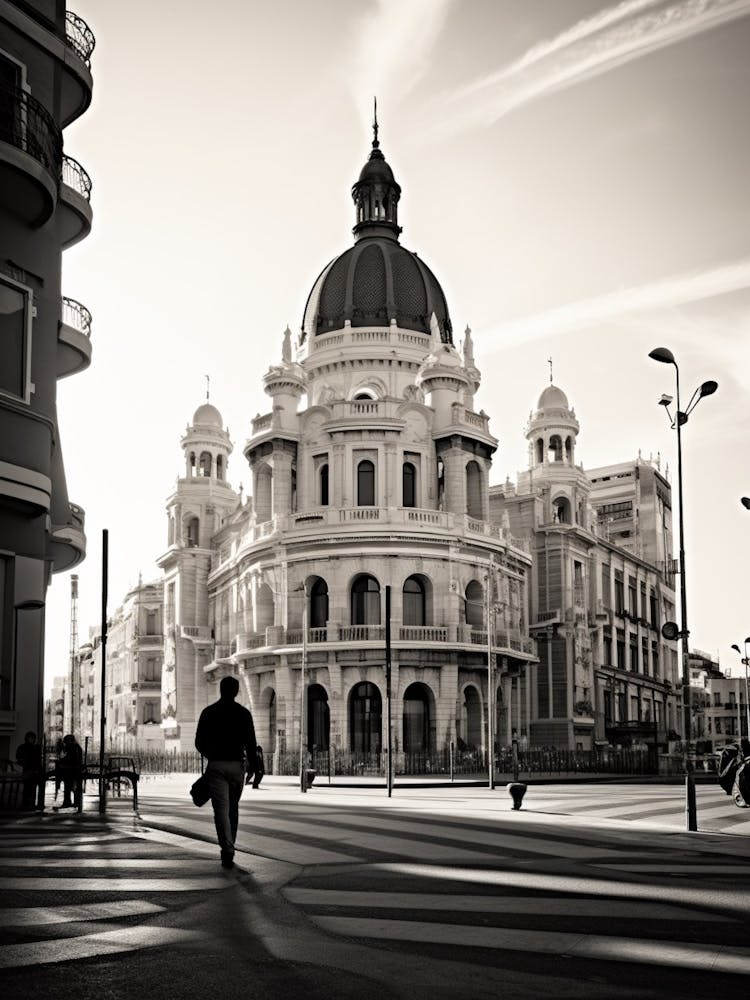 Valencia, Spain, Mediterranean Black And White Photography Analogue 1