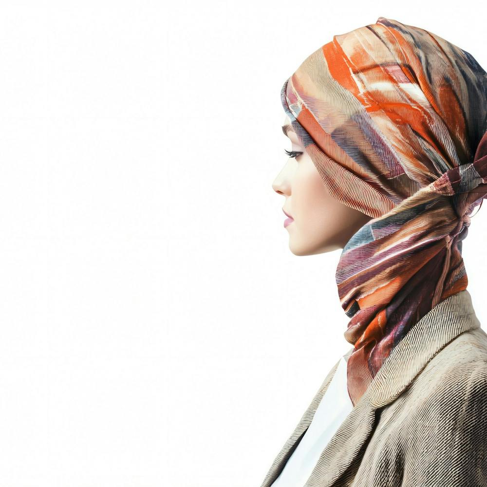 Muslim Woman Wearing A Scarf