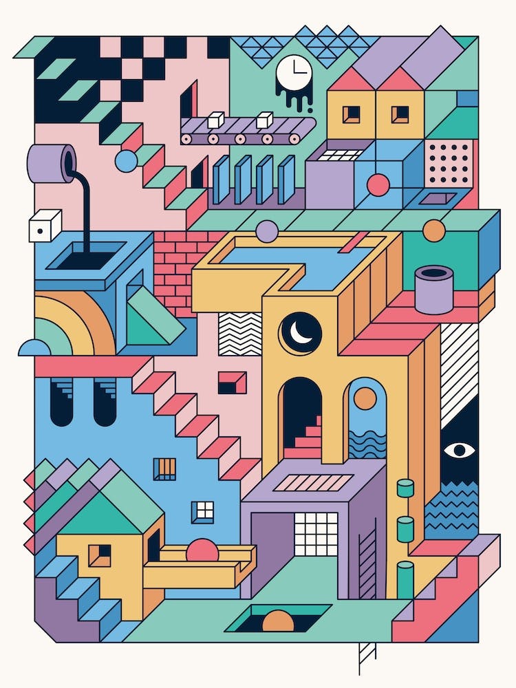 80s Escher
