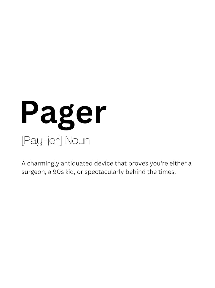 Pager Definition Meaning