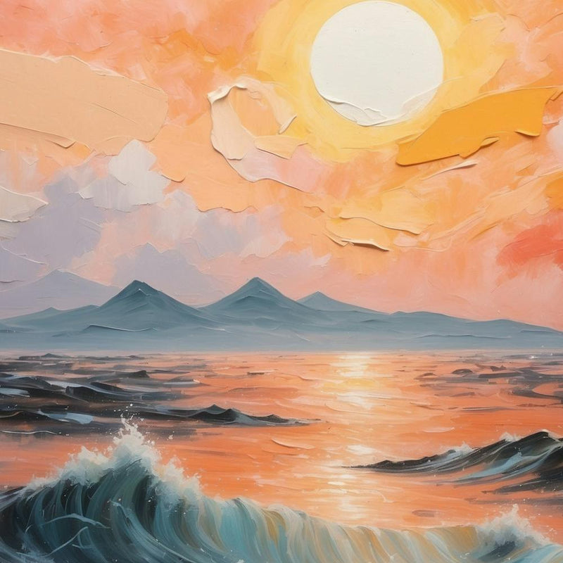 Sunset Over The Ocean