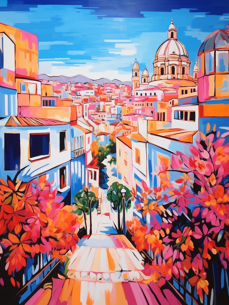 Valencia Spain 3 Fauvist Painting