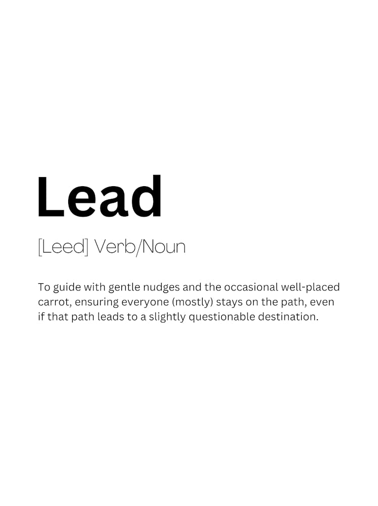 Lead Definition Meaning