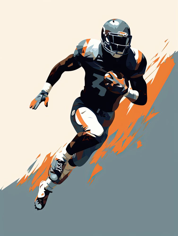 American Football Player 89