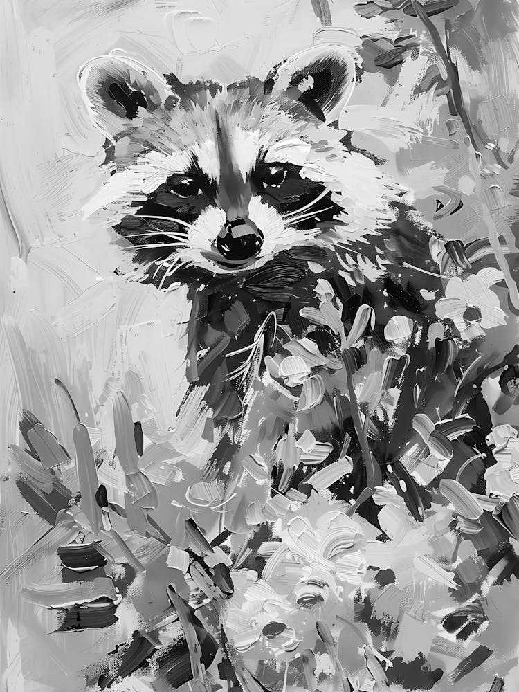 Waschbär in der Wildnis