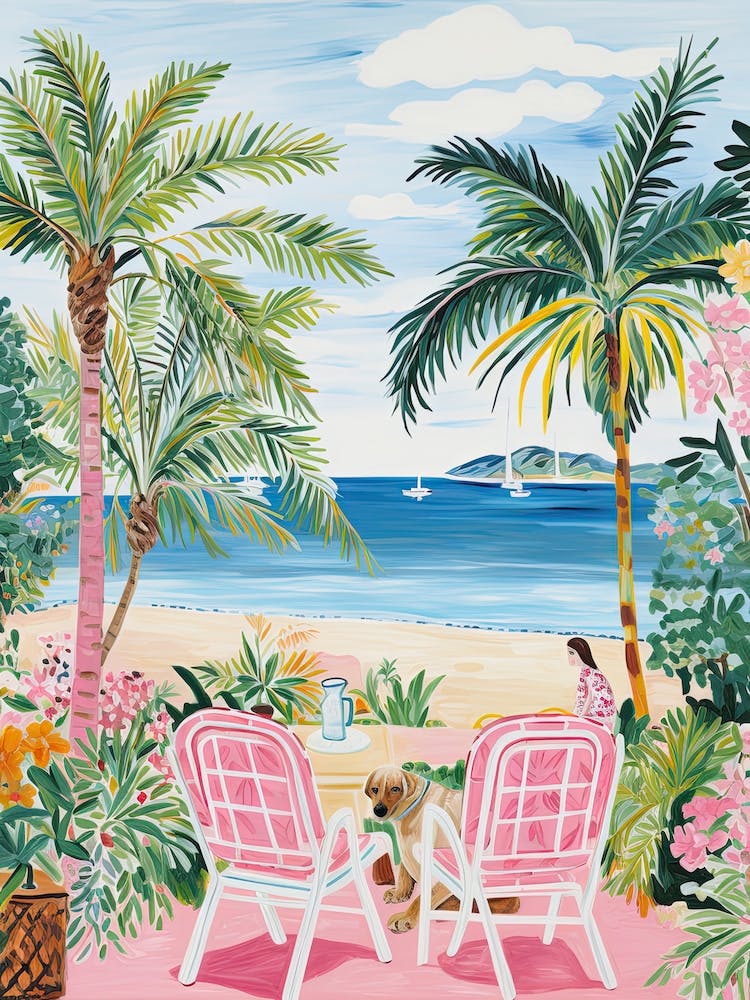 Palm Beach, Australia, Matisse And Rousseau Style 2