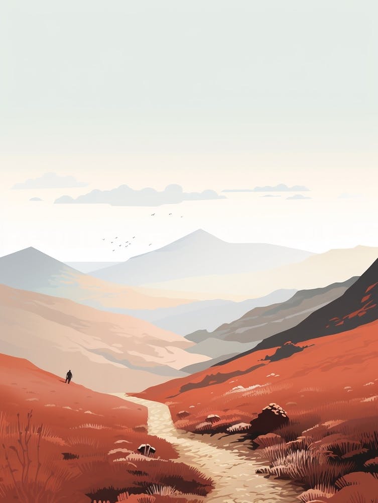 The Pennine Way Scotland 2 Hiking Trail Landscape