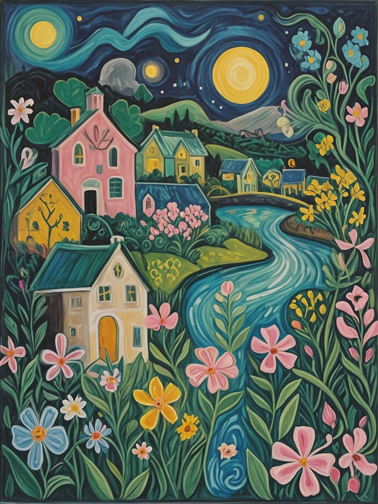 Night In The Garden Village