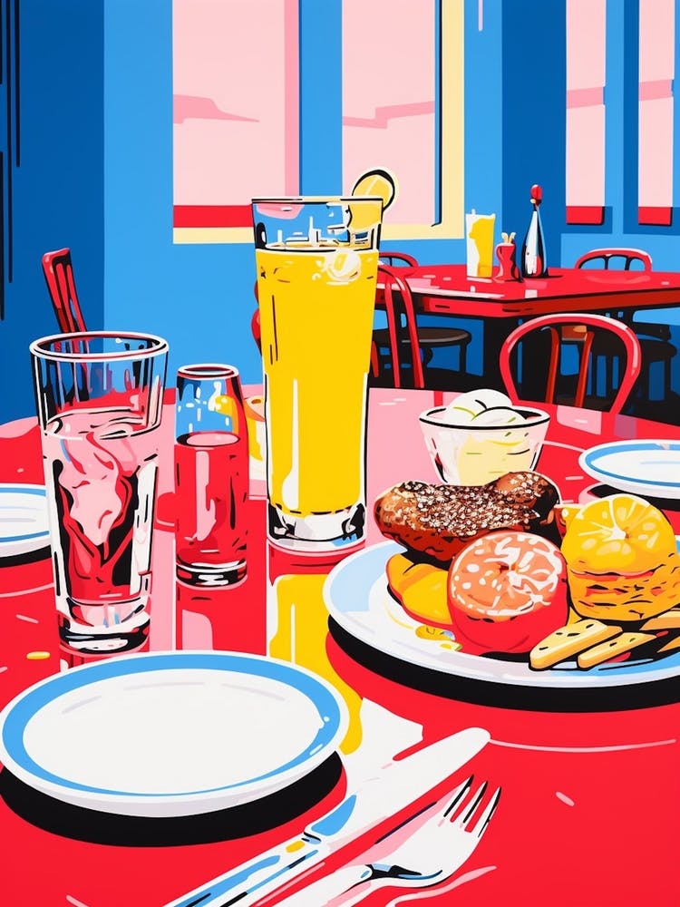 Diner Américain Pop Art 4