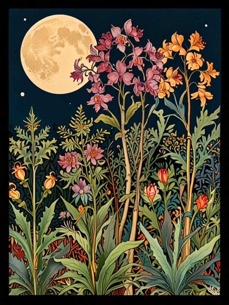 William Morris Moonlight Garden 10