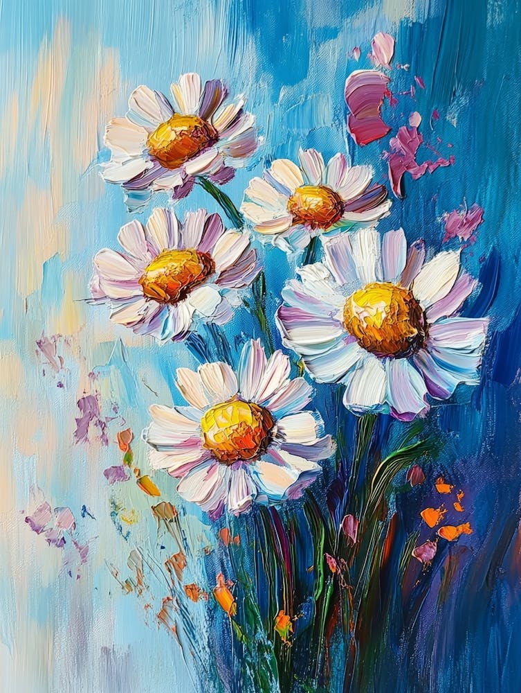 Daisies In A Vase