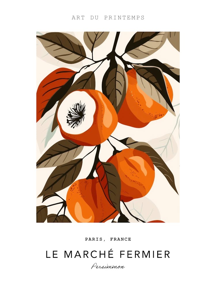 Persimmon Le Marche Fermier Poster 2