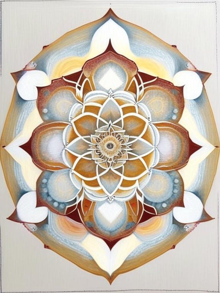 Mandala Symbol 1, Abstract Painting