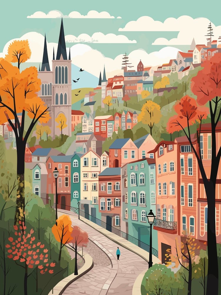 Bilbao Spain 3 Illustration