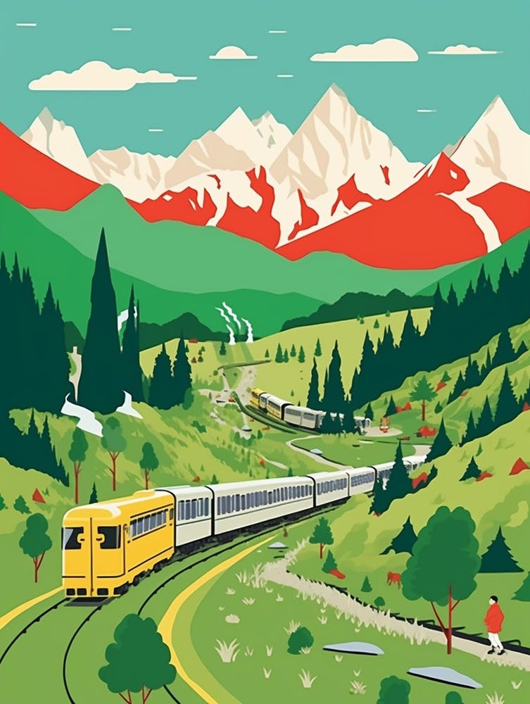Argentina Travel Illustration