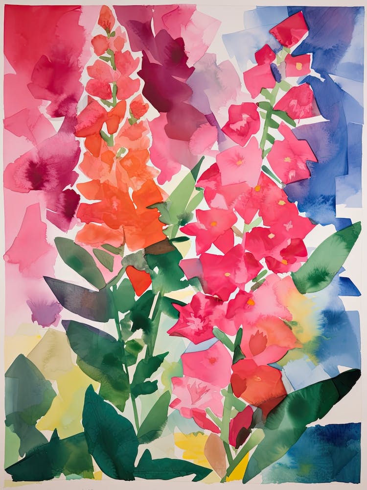 Illustration Florale de Muflier 2