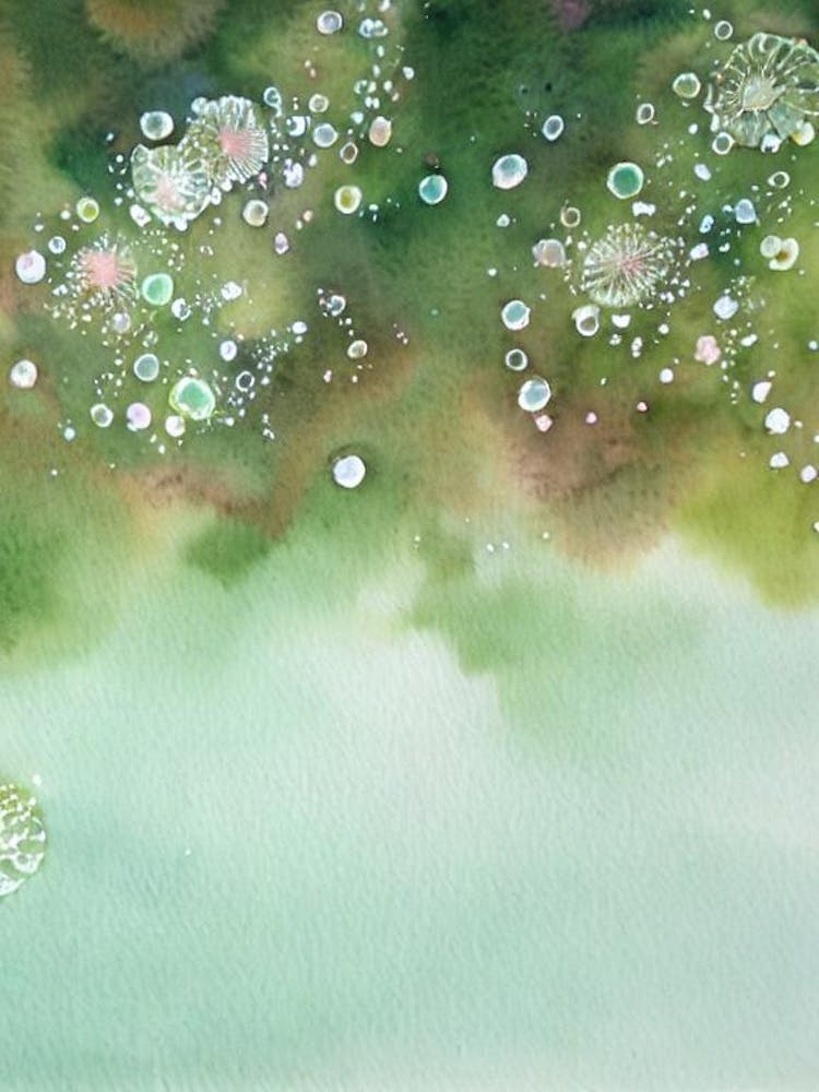 Moon Jellyfish II Storybook Watercolour