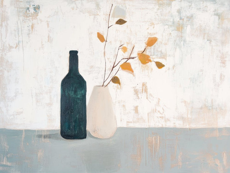 Two Bottles In A Vase
