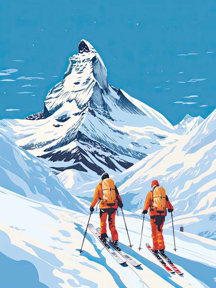 Are, Sweden, Ski Resort Illustration 7