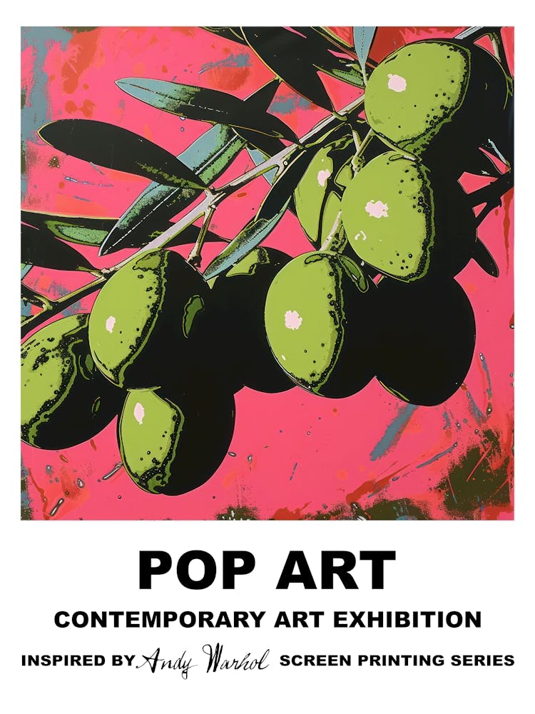 Poster Olives Pop Art 2