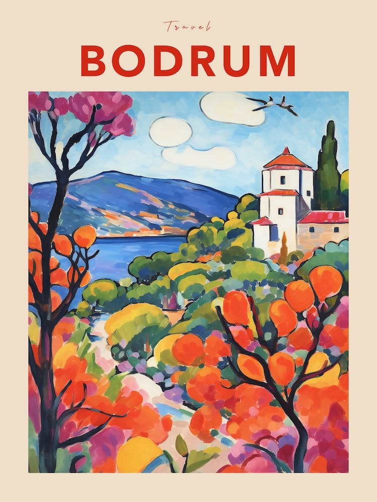 Data Set 43 Fauvist Travel Poster