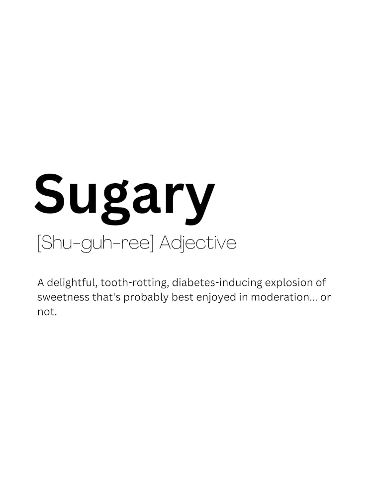 Sugary Definition Meaning