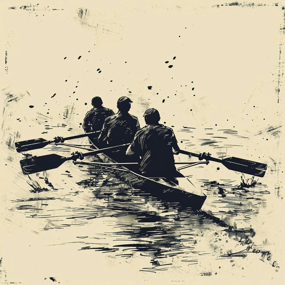 Rowing Men