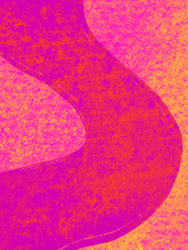 Pink And Orange Swirls