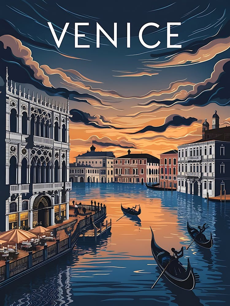 Venice At Sunset