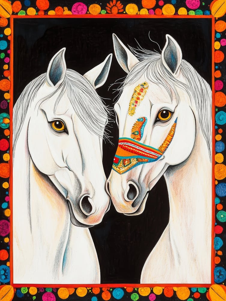 Two White Horses