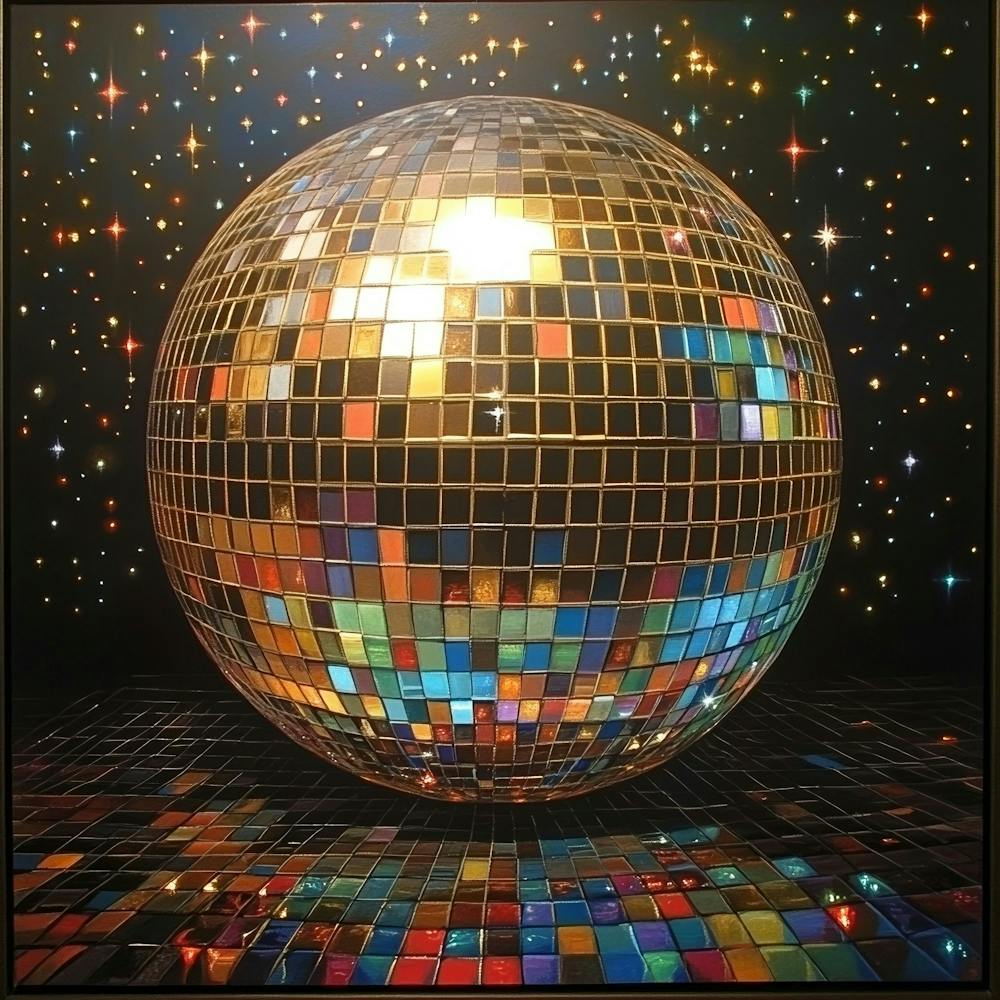Disco Ball Art 11