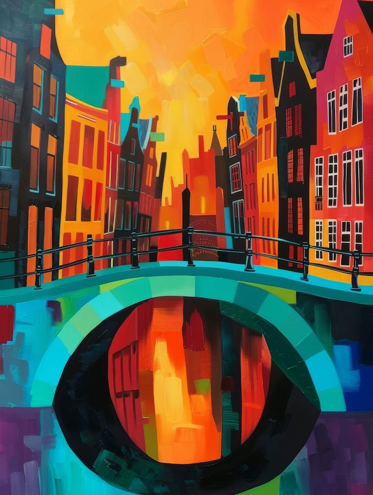 Sunset Over Amsterdam