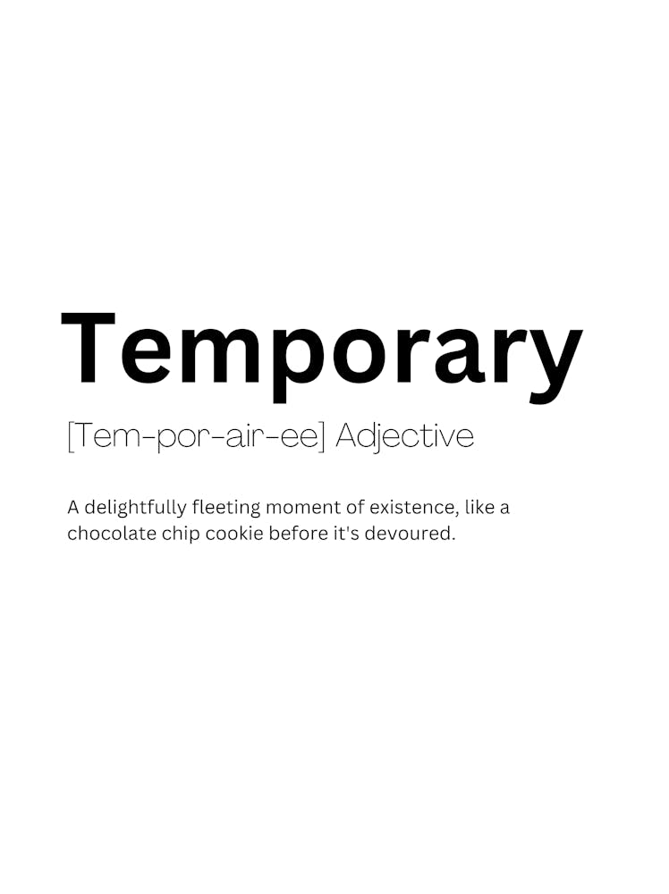 Temporary Definition Meaning
