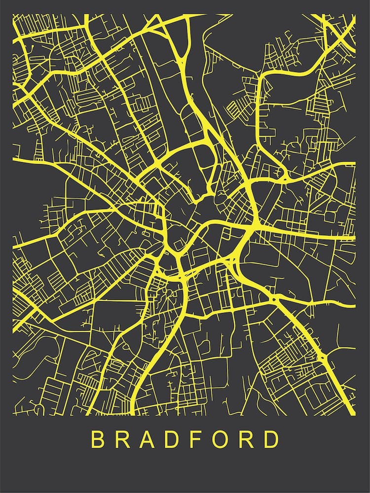 Bradford Map Neon