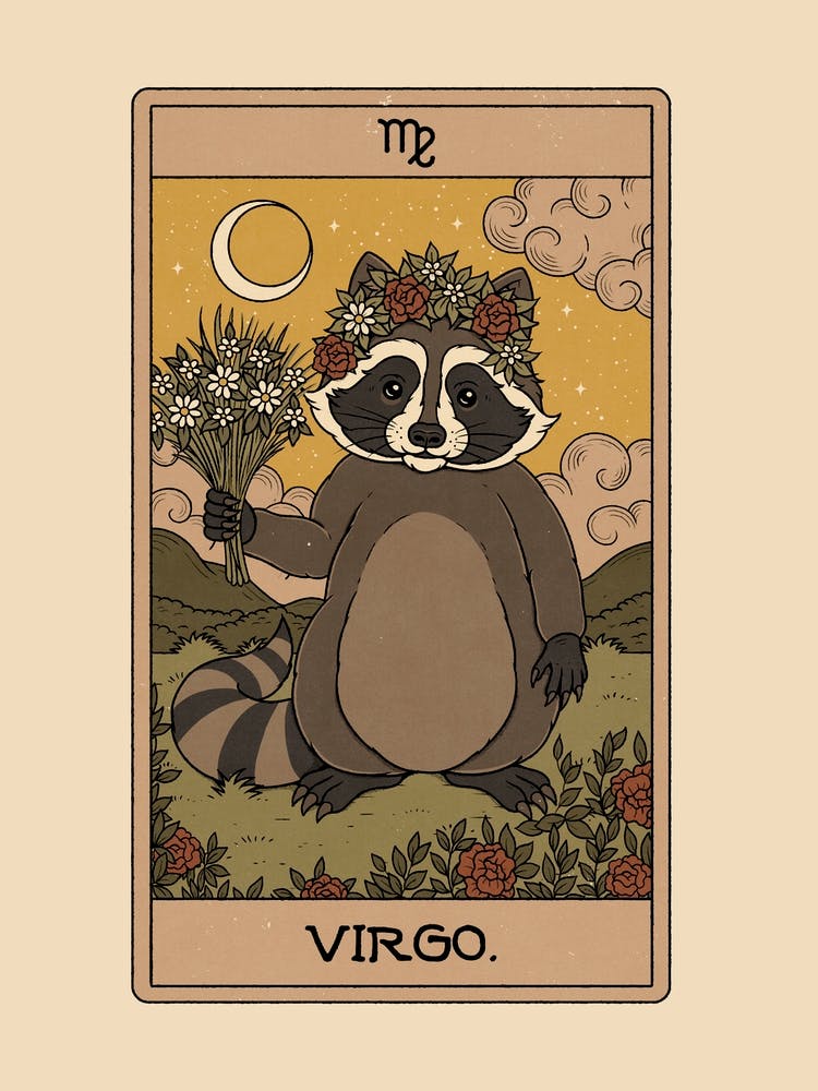 Virgo Raccoons Zodiac