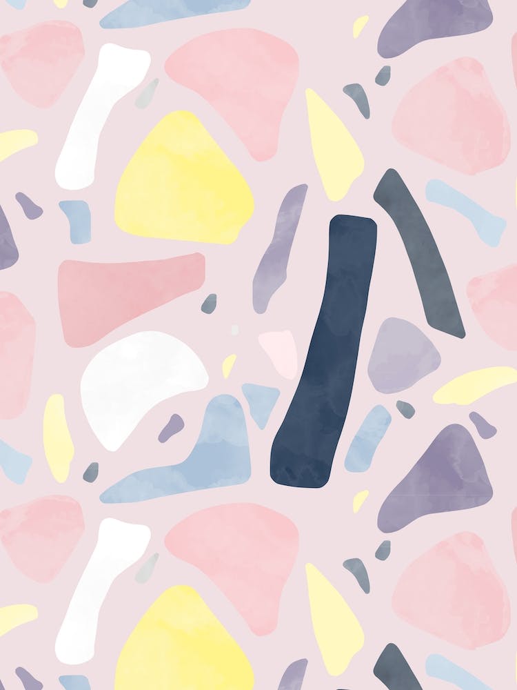 Organic Shapes Scandi Pastel