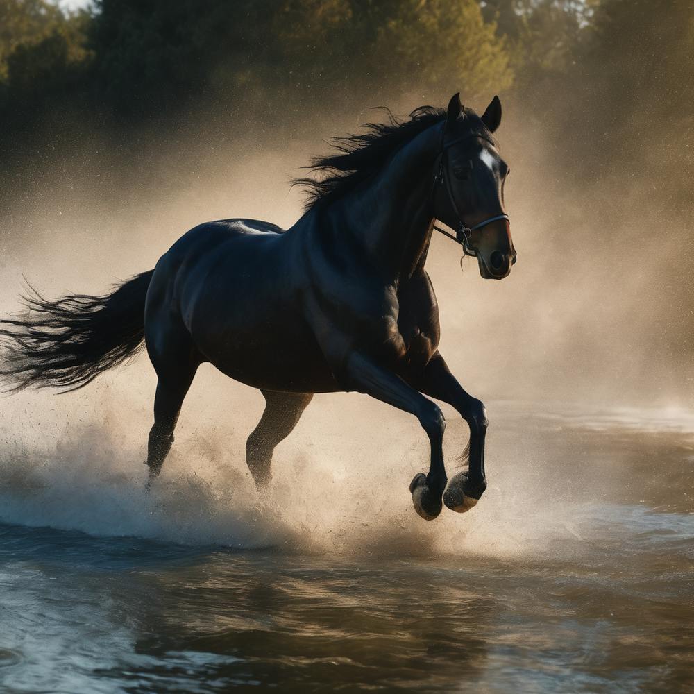 00 Un Cheval Noir R 0