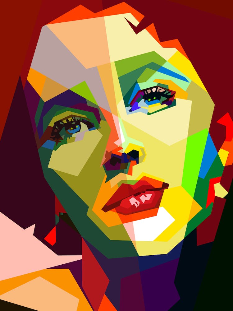 Elizabeth Taylor Hollywood Celebrity Pop Art Wpap