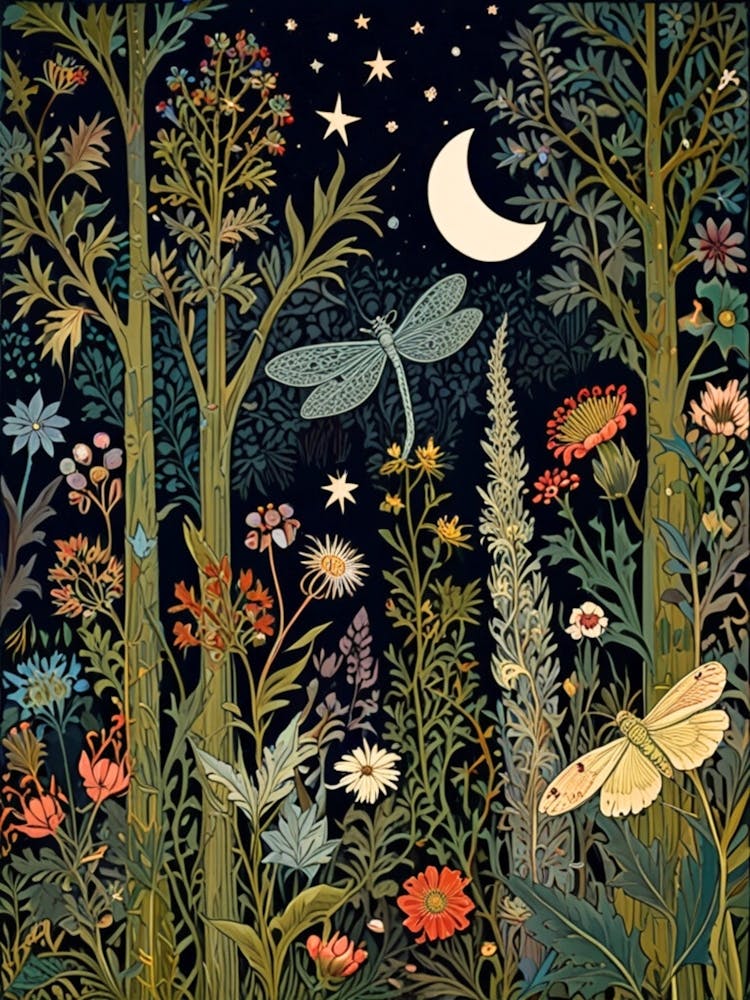 William Morris Night In The Forest 52
