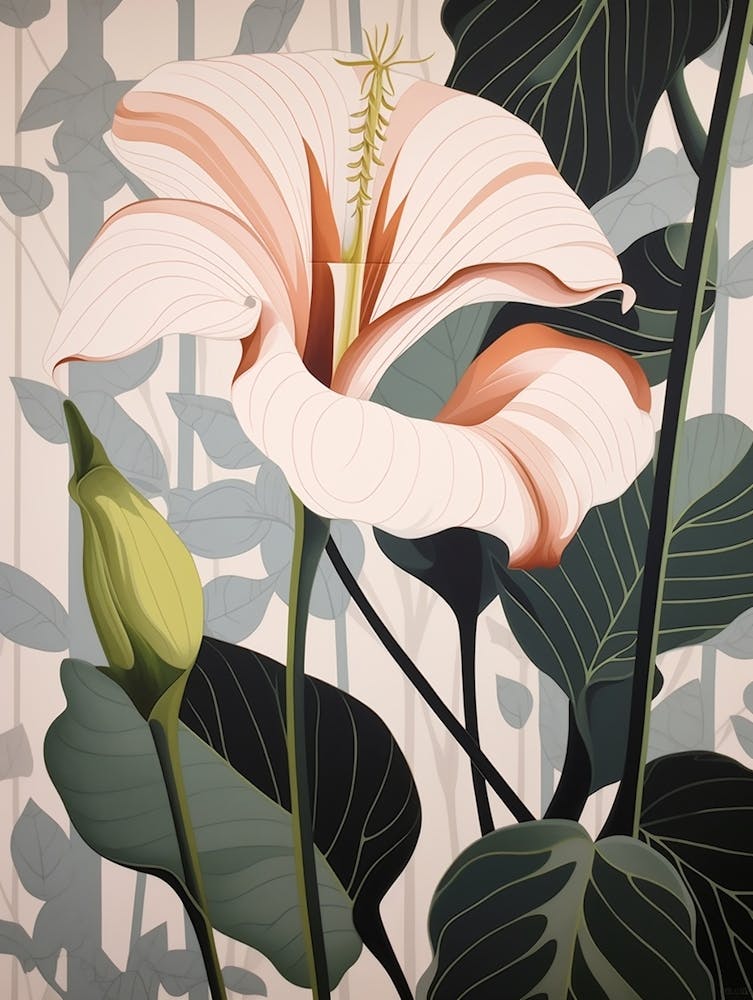 Flower Illustration Gloriosa Lily 4