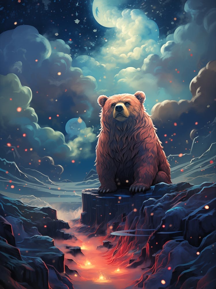 Bear In The Night Sky