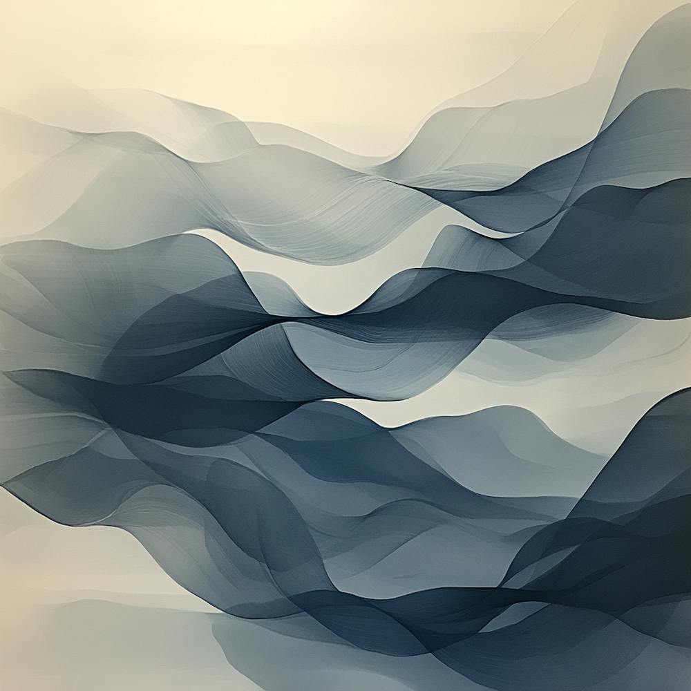 Abstract Wave Painting