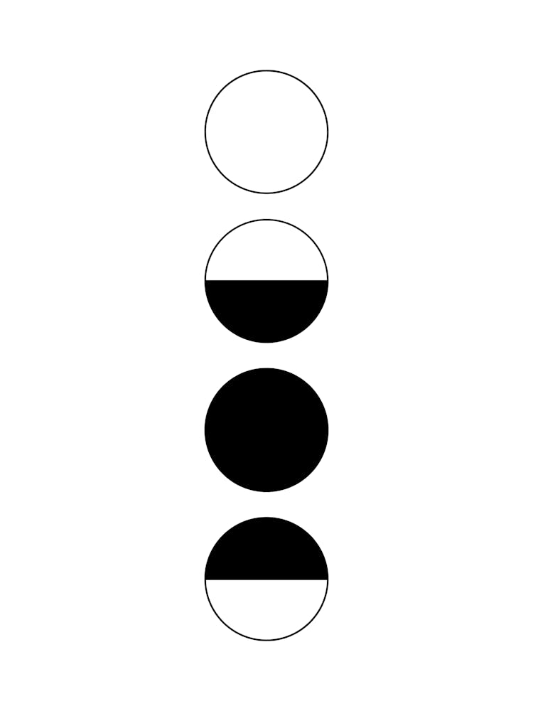 Schwarze und Weiße Kreise