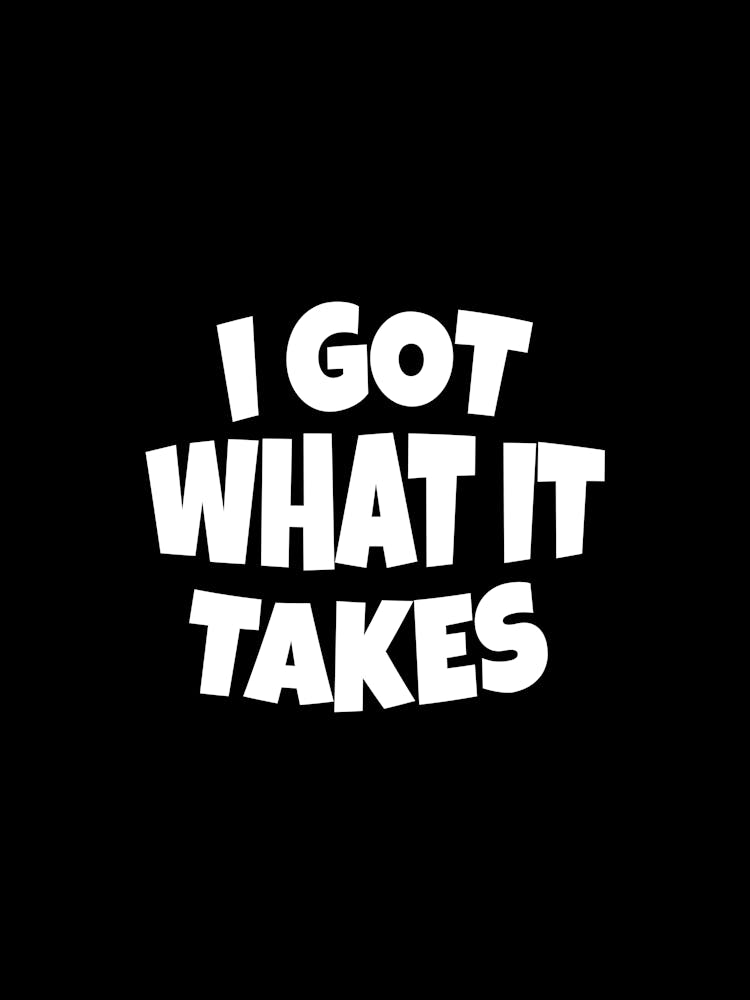 I Got What It Takes 1